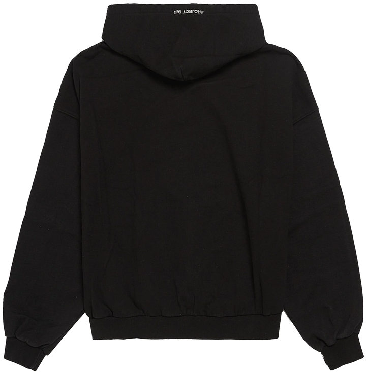 Project G/R 'White Sex' Black Hoodie
