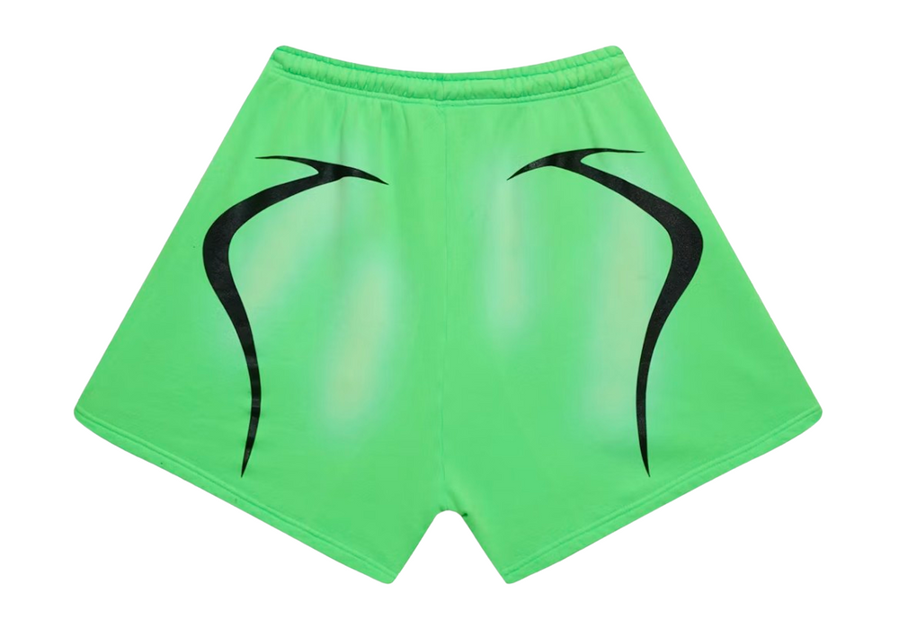 Hellstar 'Warm Up Shorts' Neon Green