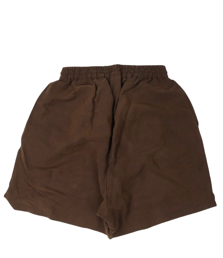 Rhude Embroidered Brown Shorts