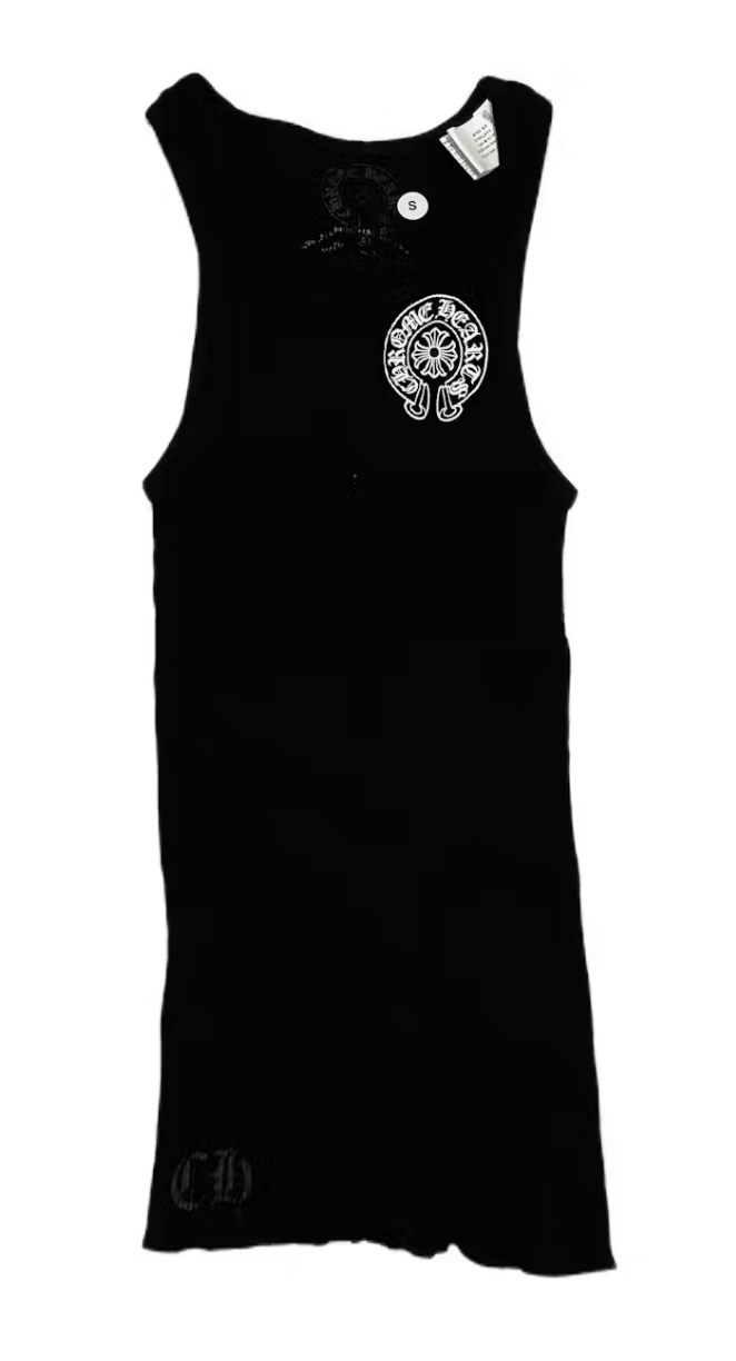 Chrome Hearts Horseshoe Tank Top Black