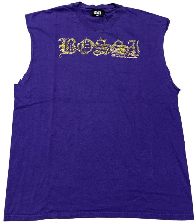 Bossi 'The Bitch Fell Off' Rhinestone Vintage Cutoff Tee