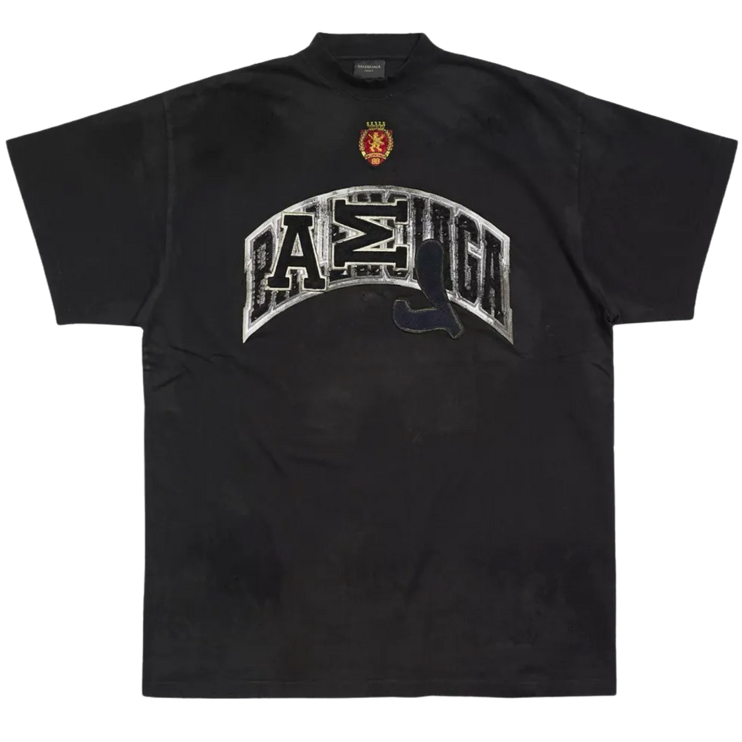 Balenciaga 'Skater' Black Tee