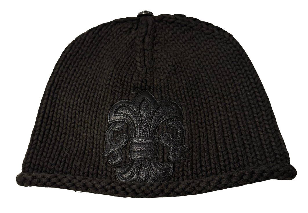 Chrome Hearts Vintage 'Fleur-De-Lis' Patch Beanie