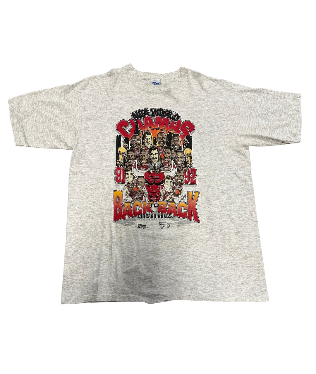 Chicago Bulls World Champions 91'/92' Vintage Tee