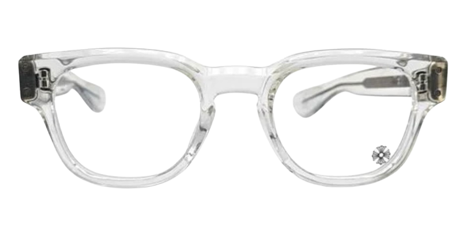 Chrome Hearts 'Clear Cuntvoluted' Glasses