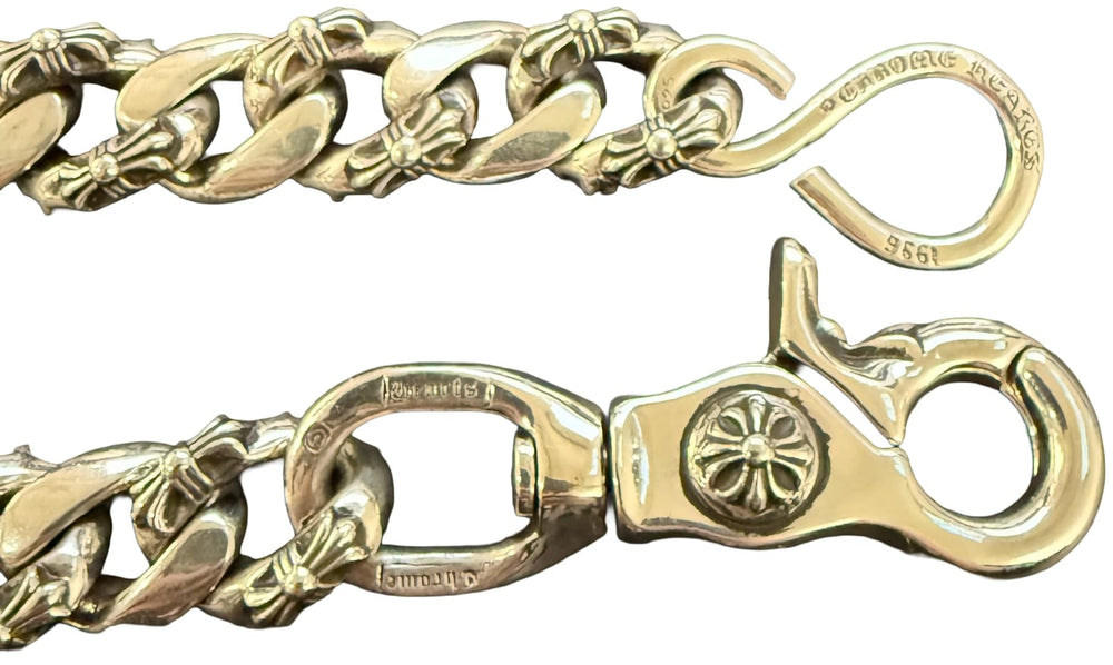 Chrome Hearts 'Fancy Link' 14.5 in Silver Wallet Chain