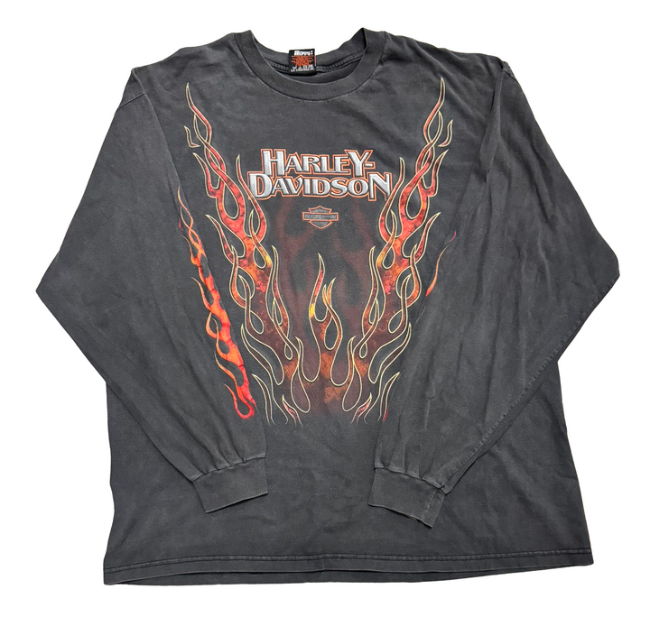 Harley Davidson 'House of Harley' Vintage Flame Longsleeve