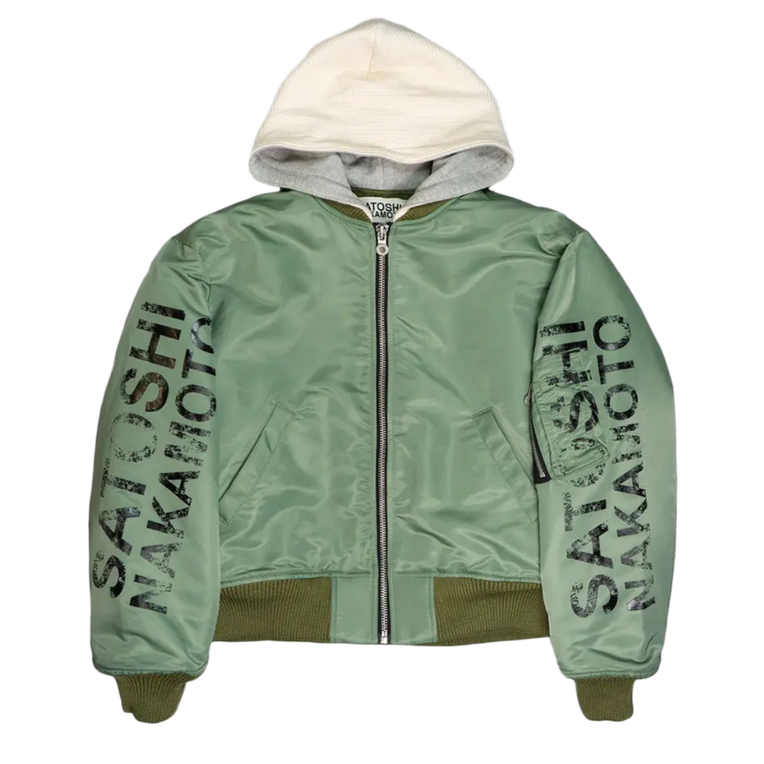 Satoshi Nakamoto 'Abandoned Theme Park' Bomber Jacket