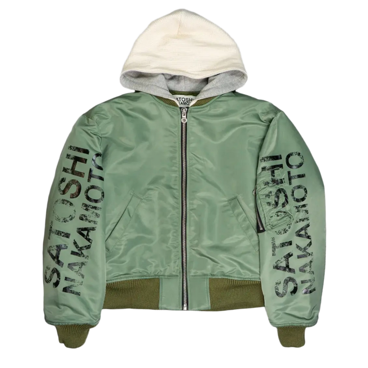 Satoshi Nakamoto 'Abandoned Theme Park' Bomber Jacket