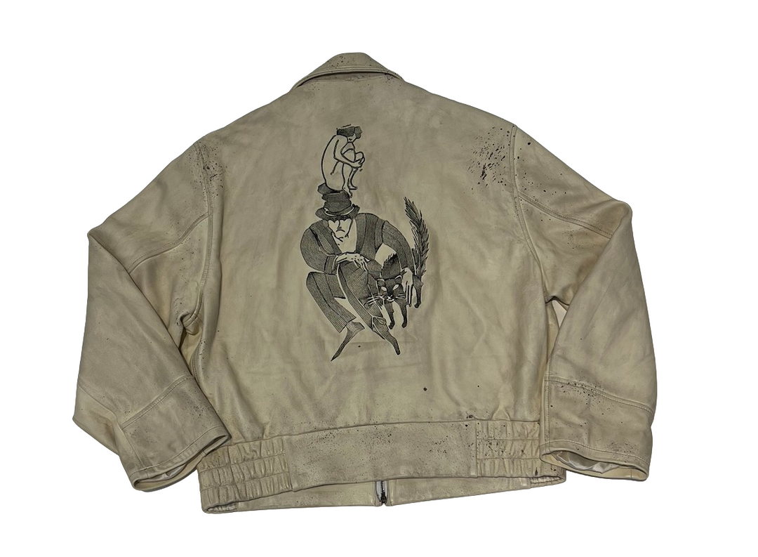 Enfants Riches Déprimés 'Arcane 17' Zip-Up Leather Jacket