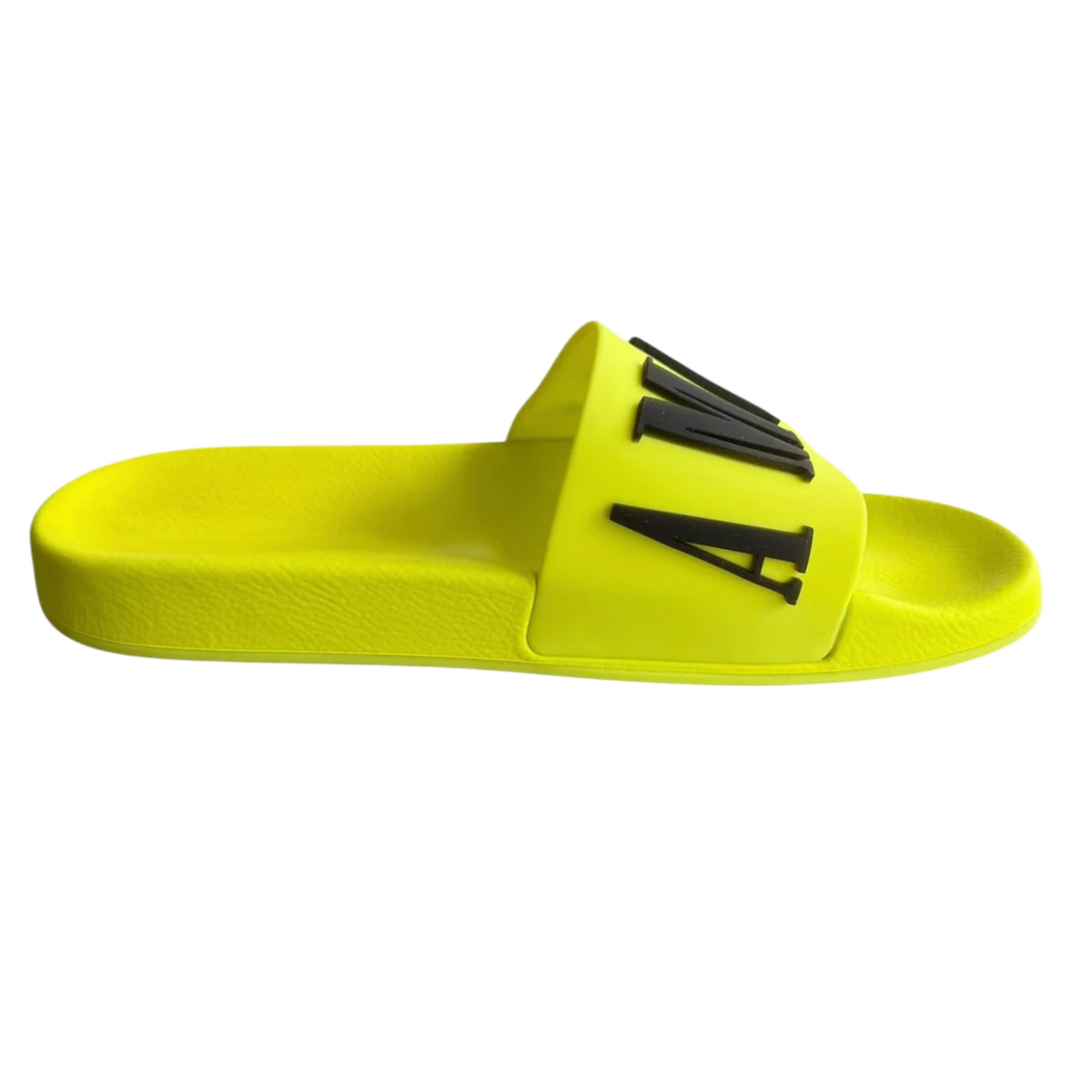 Amiri 'Logo Yellow' Pool Slide