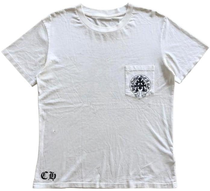 Chrome Hearts 'White' Triple Cemetary Cross Tee