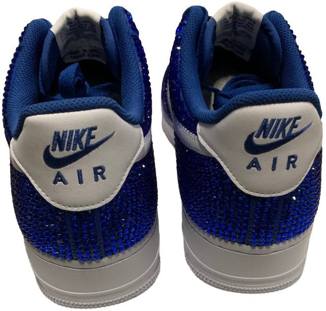 Bossi 'Deep Blue' Rhinestone Air Force 1