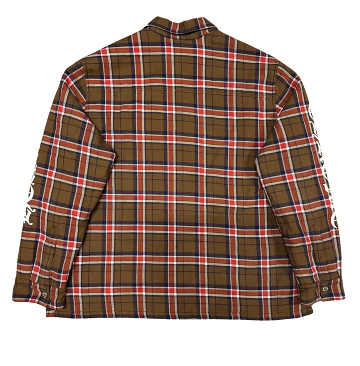 Chrome Hearts 'Brown' Lined Flannel Jacket