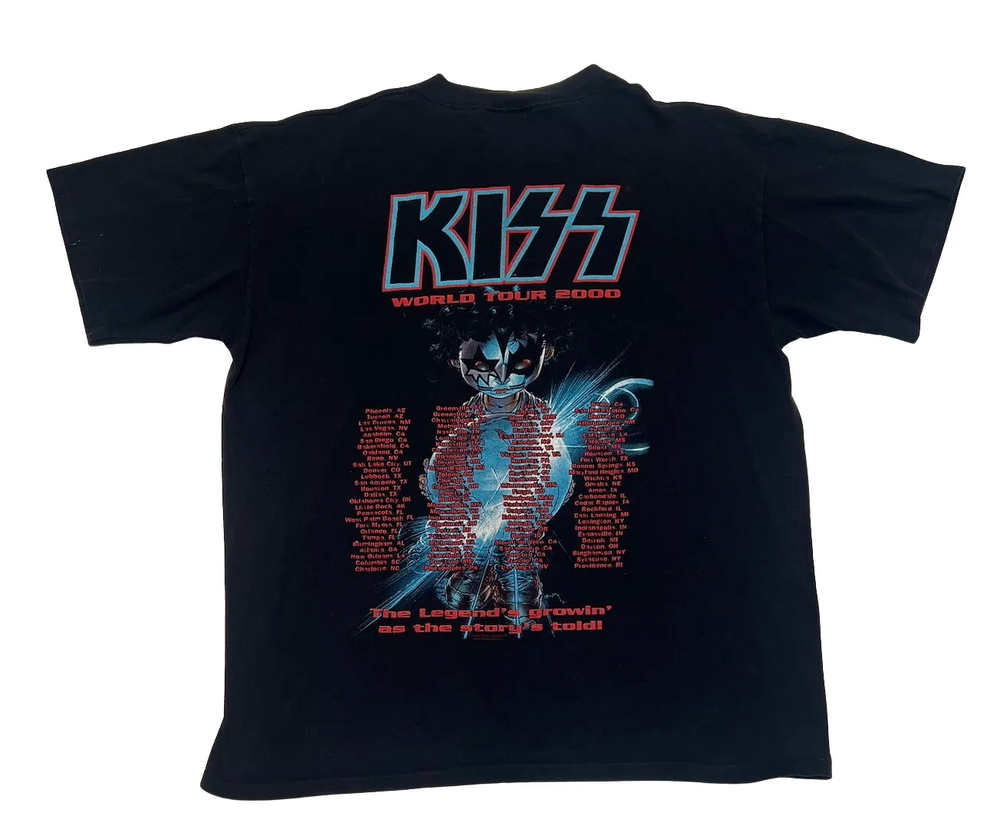 Kiss 'The Legend's Growing' Vintage Tee