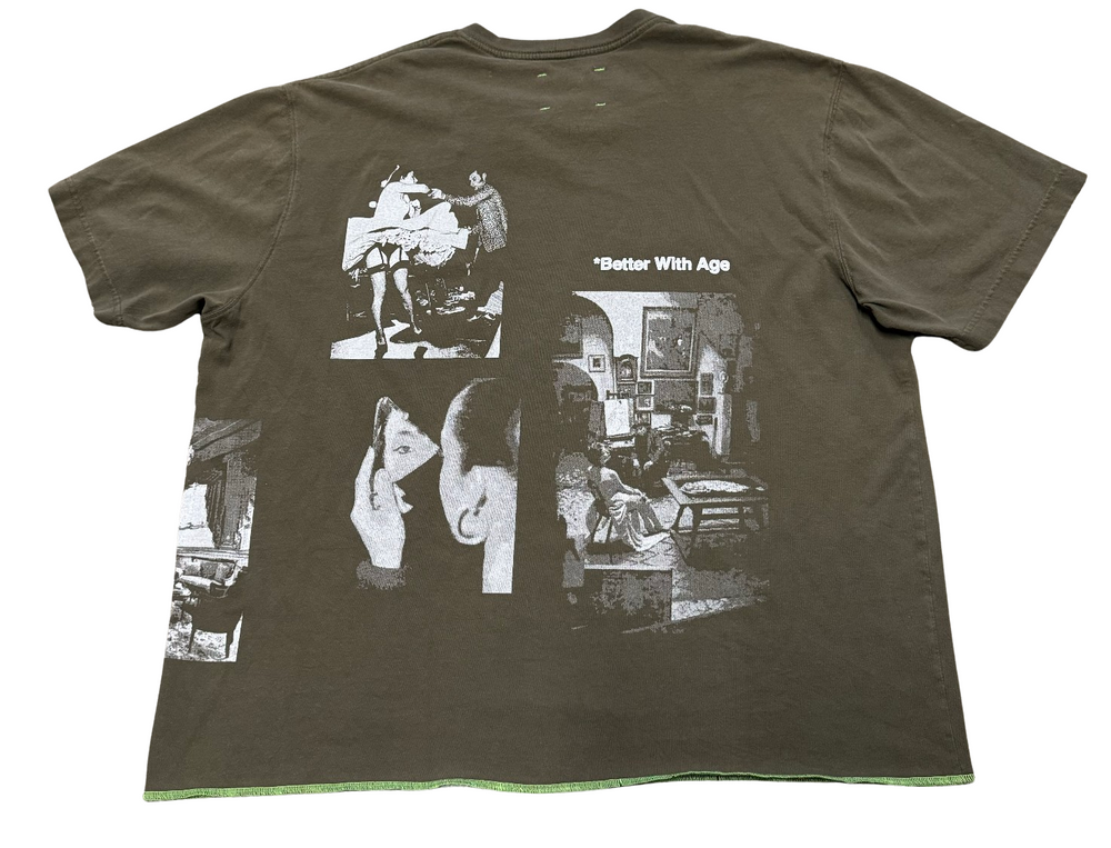 *Better With Age 'Gallery' Vintage Carhartt Olive Green Cropped Tee