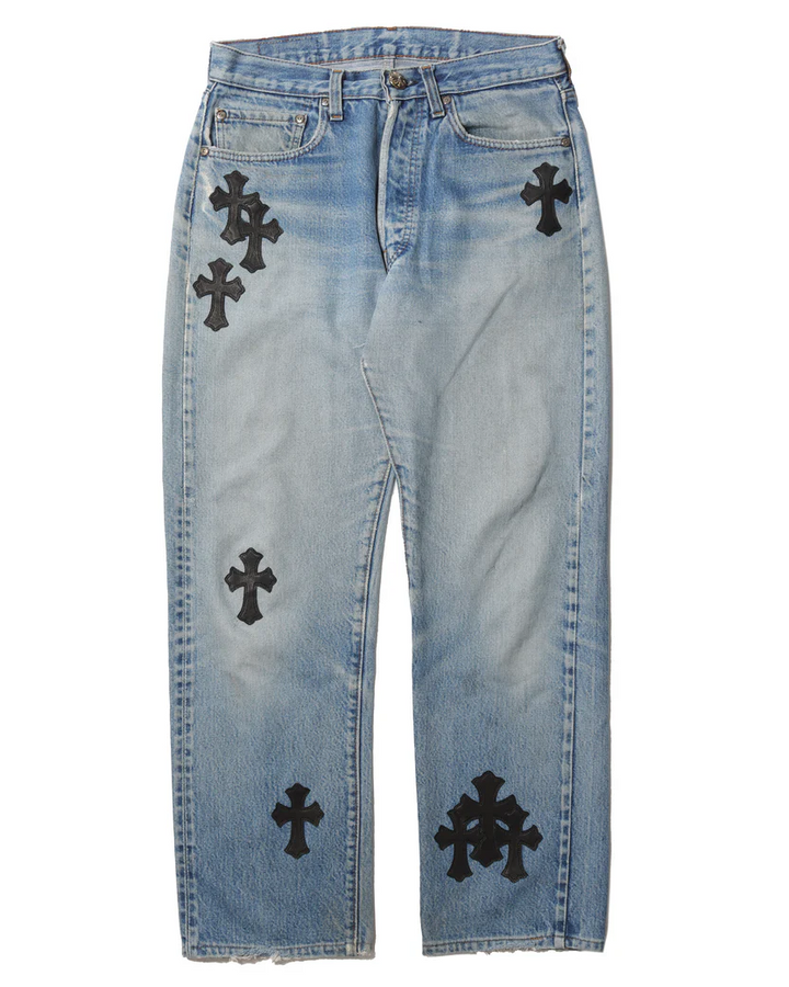 Chrome Hearts 'Light Wash' Jeans