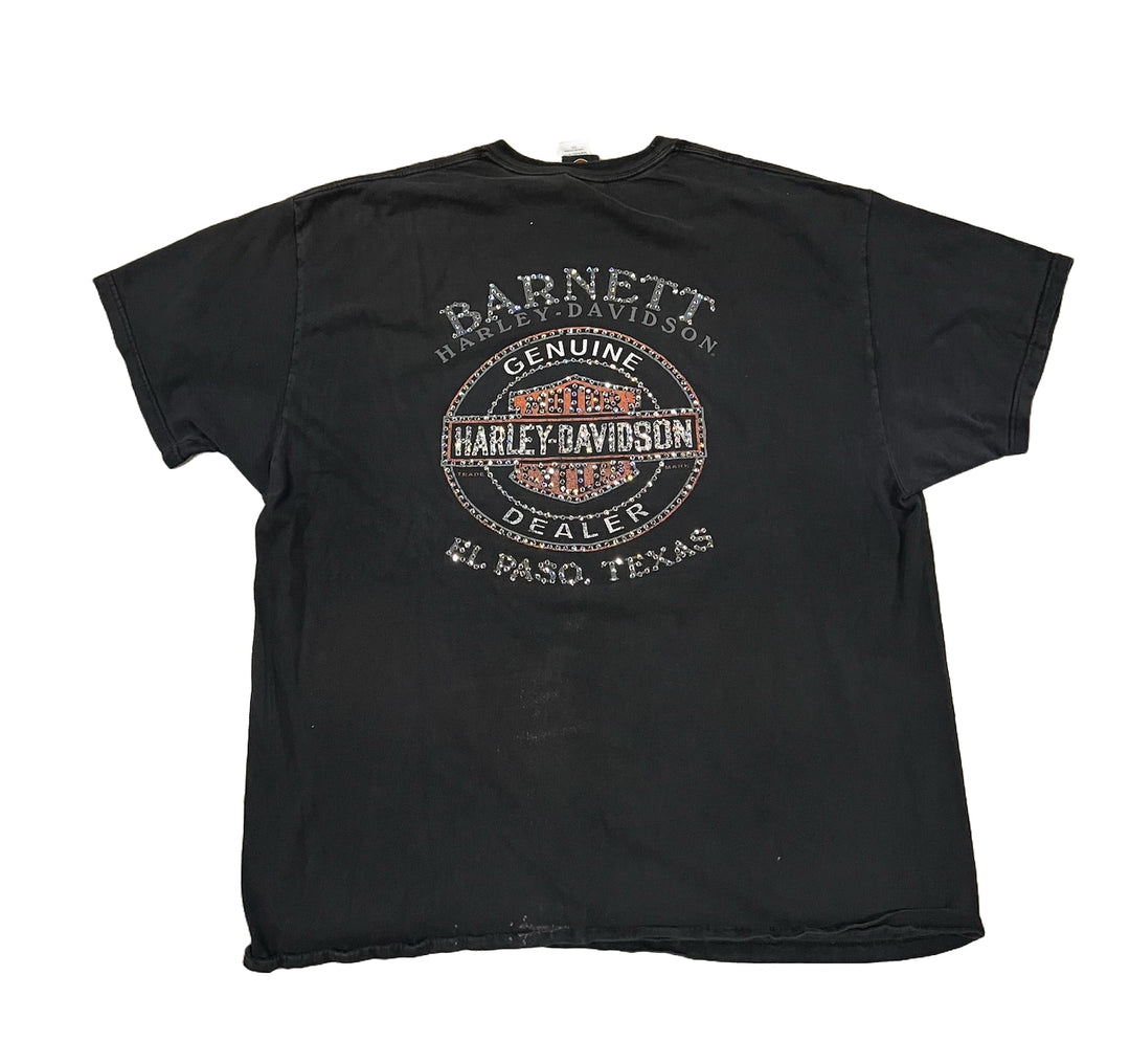 Harley Davidson 'Barnett' Studded Vintage Tee