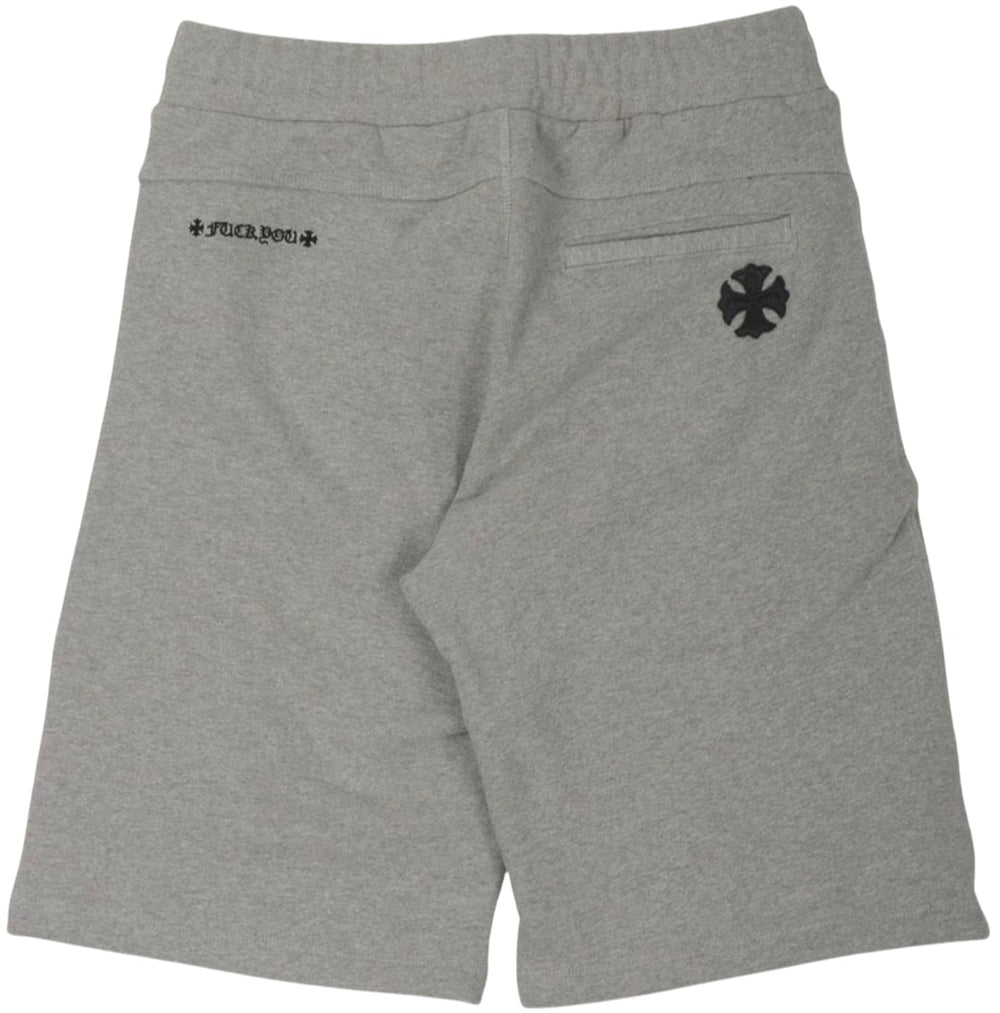 Chrome Hearts 'F*ck You' Dagger Zip Grey Shorts