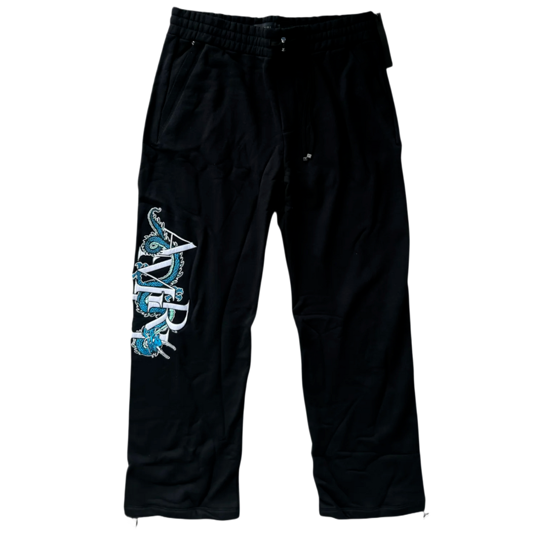 Amiri 'LNY Dragon' Black Sweatpants