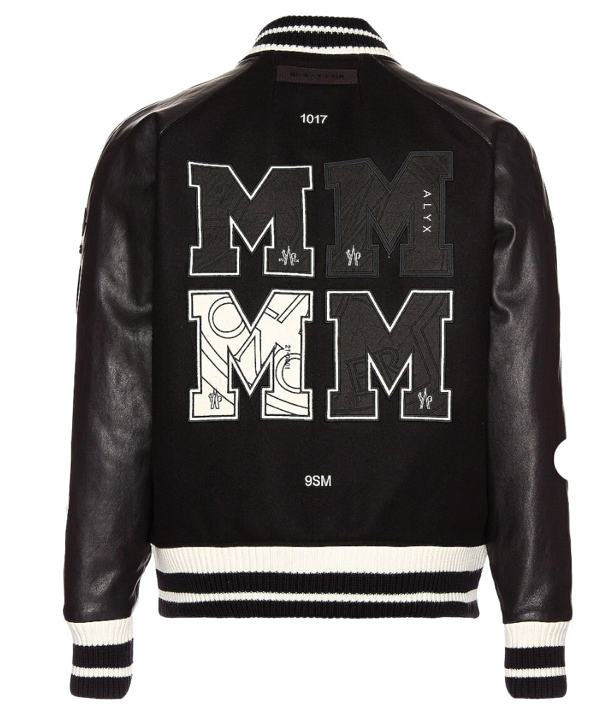 Moncler x Alyx 'Black' Varsity Jacket