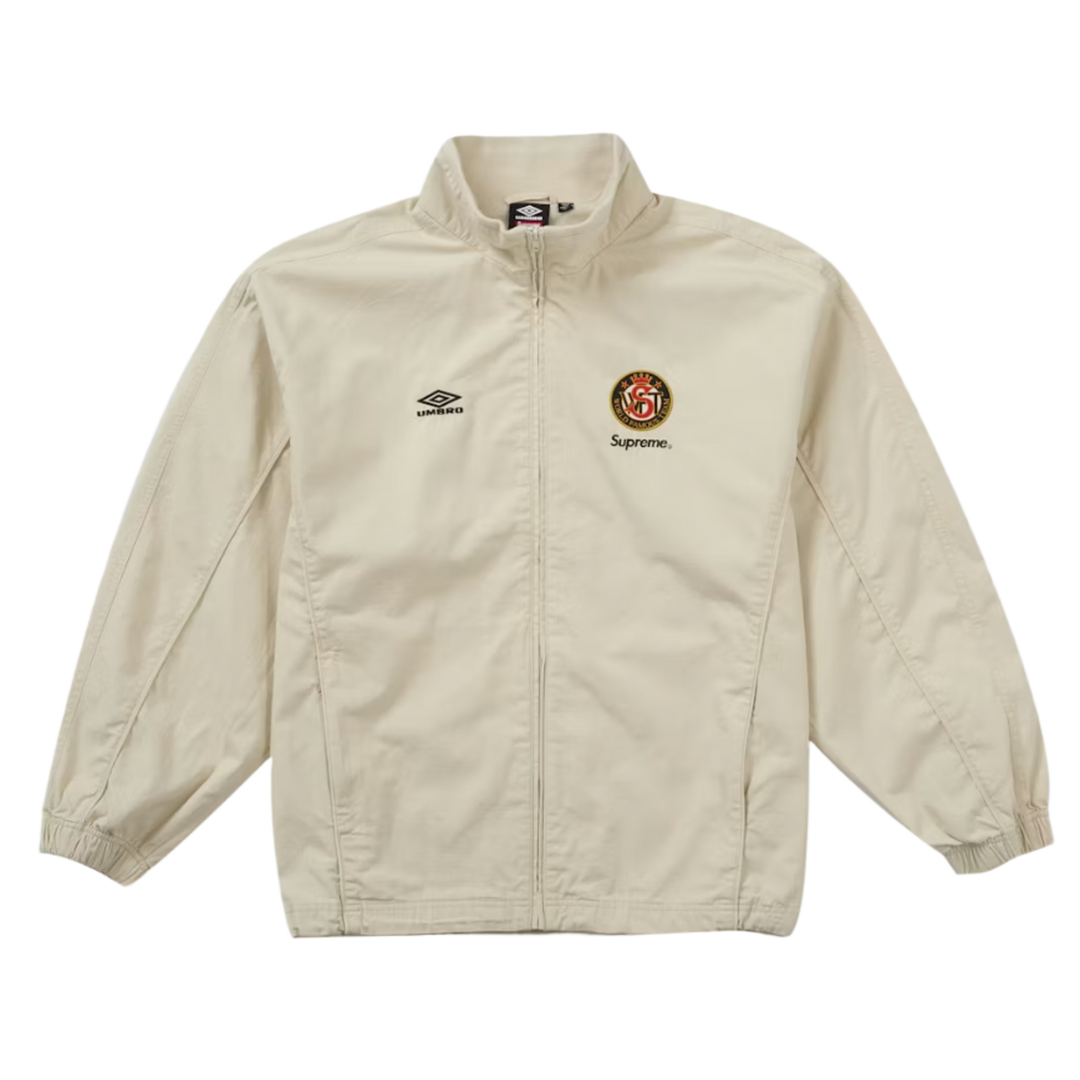 Supreme Umbro 'Stone' Cotton Ripstop Track Jacket (SS26)