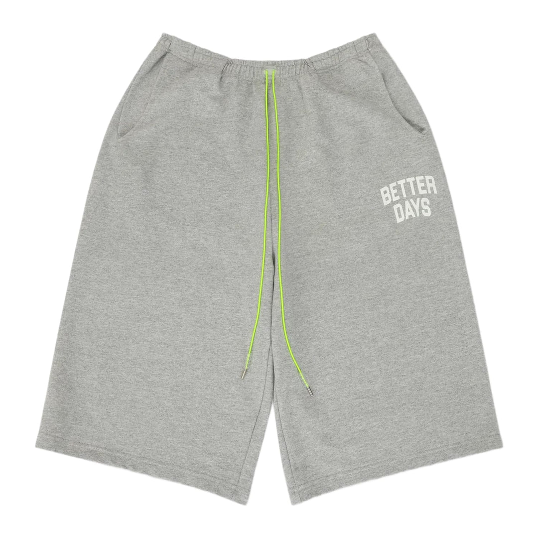Better Days Grey 3/4 Shorts