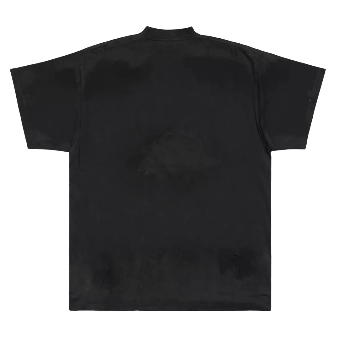 Balenciaga 'Skater' Black Tee