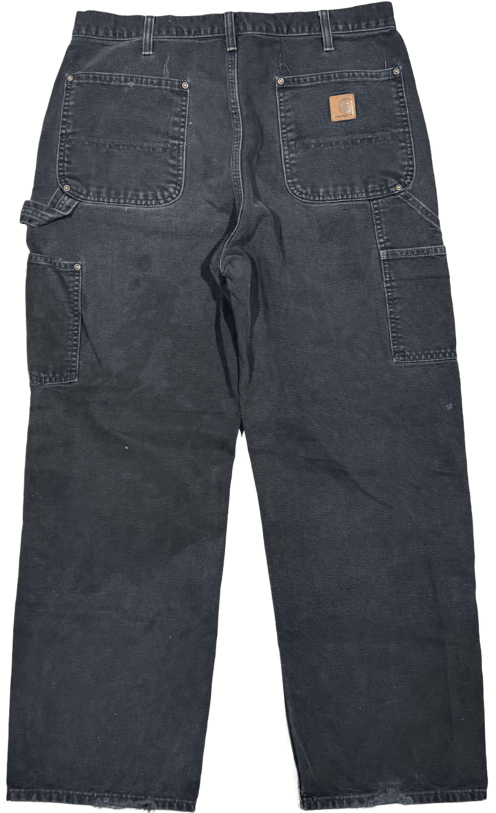 Carhartt 'Vintage Black' Double Knee Vintage Work Pants