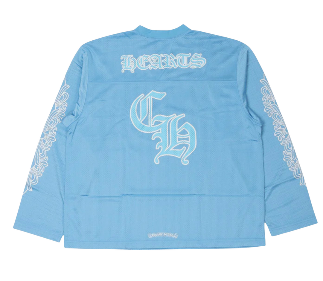 Chrome Hearts Sports Mesh Warm Up Jersey Blue – Showroom LA