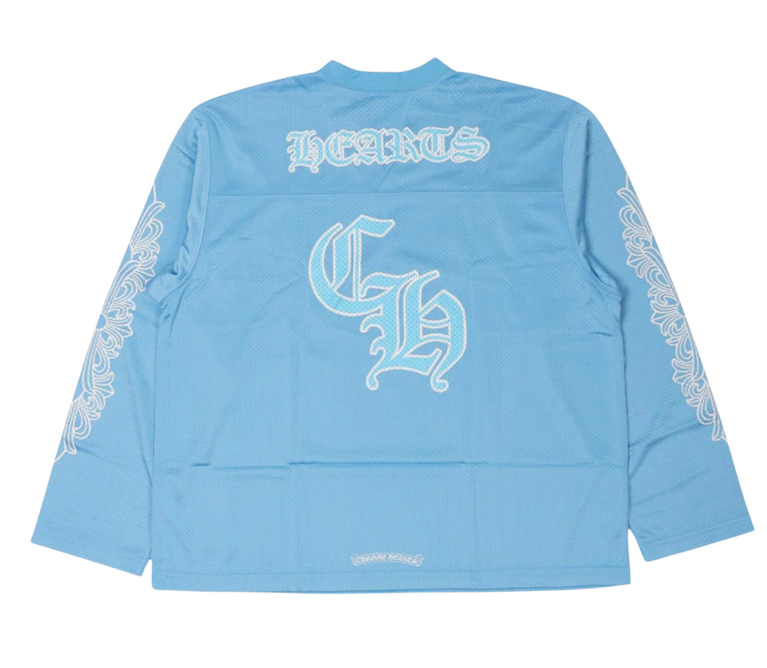 Chrome Hearts Sports Mesh Warm Up Jersey Blue