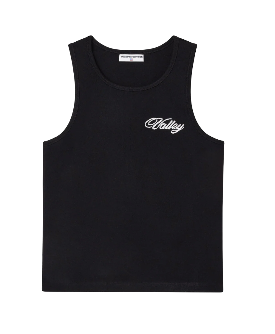 Vale 'Slub' Black Tank