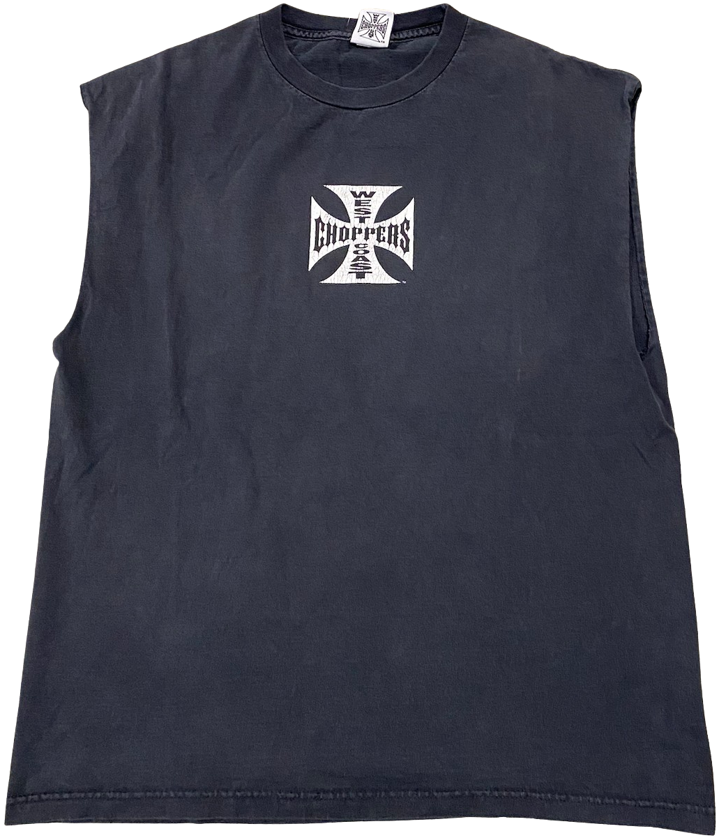 West Coast Choppers 'Black' Cut Vintage Off Tee