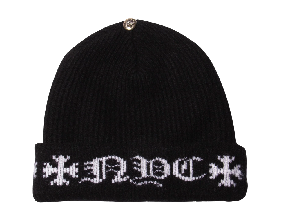 Chrome Hearts 'Big Daddy' Black NYC Cashmere Beanie