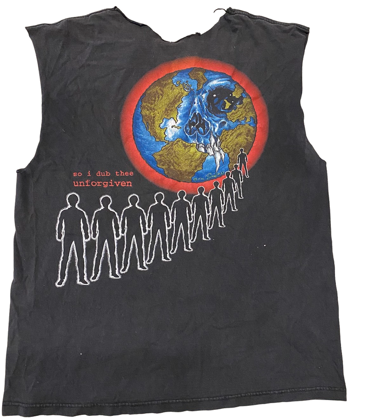 Metallica 'Unforgiven' Cut Off Vintage Tee