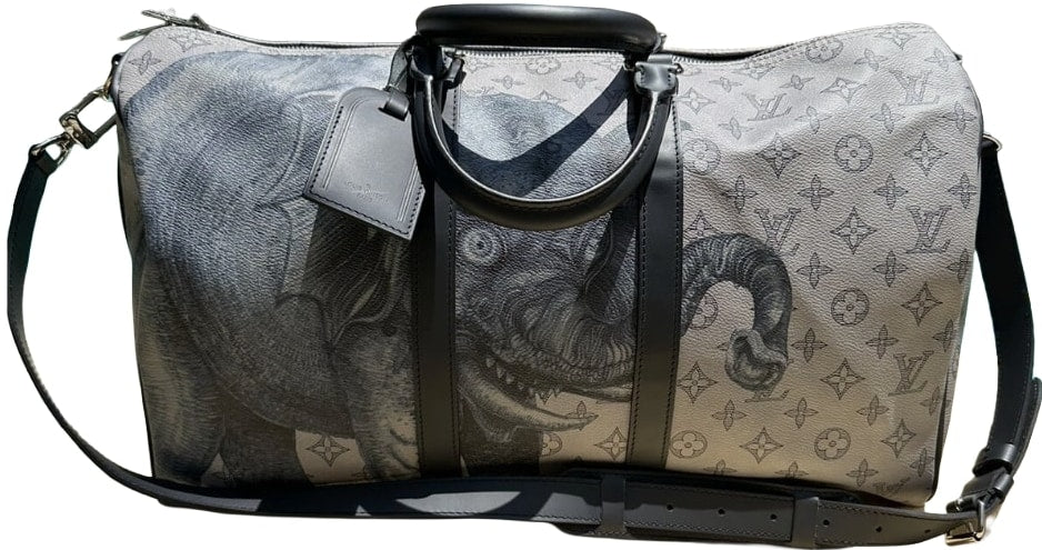 Louis Vuitton 'Chapman Brother Elephant' Keepall Bandouliere 45