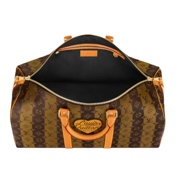Louis Vuitton 'Nigo Monogram Stripe' Keepall Bandouliere 50 Duffle