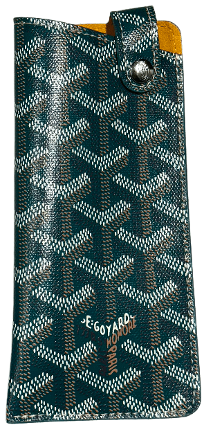 Goyard 'Green' Montmartre PM Glasses Case