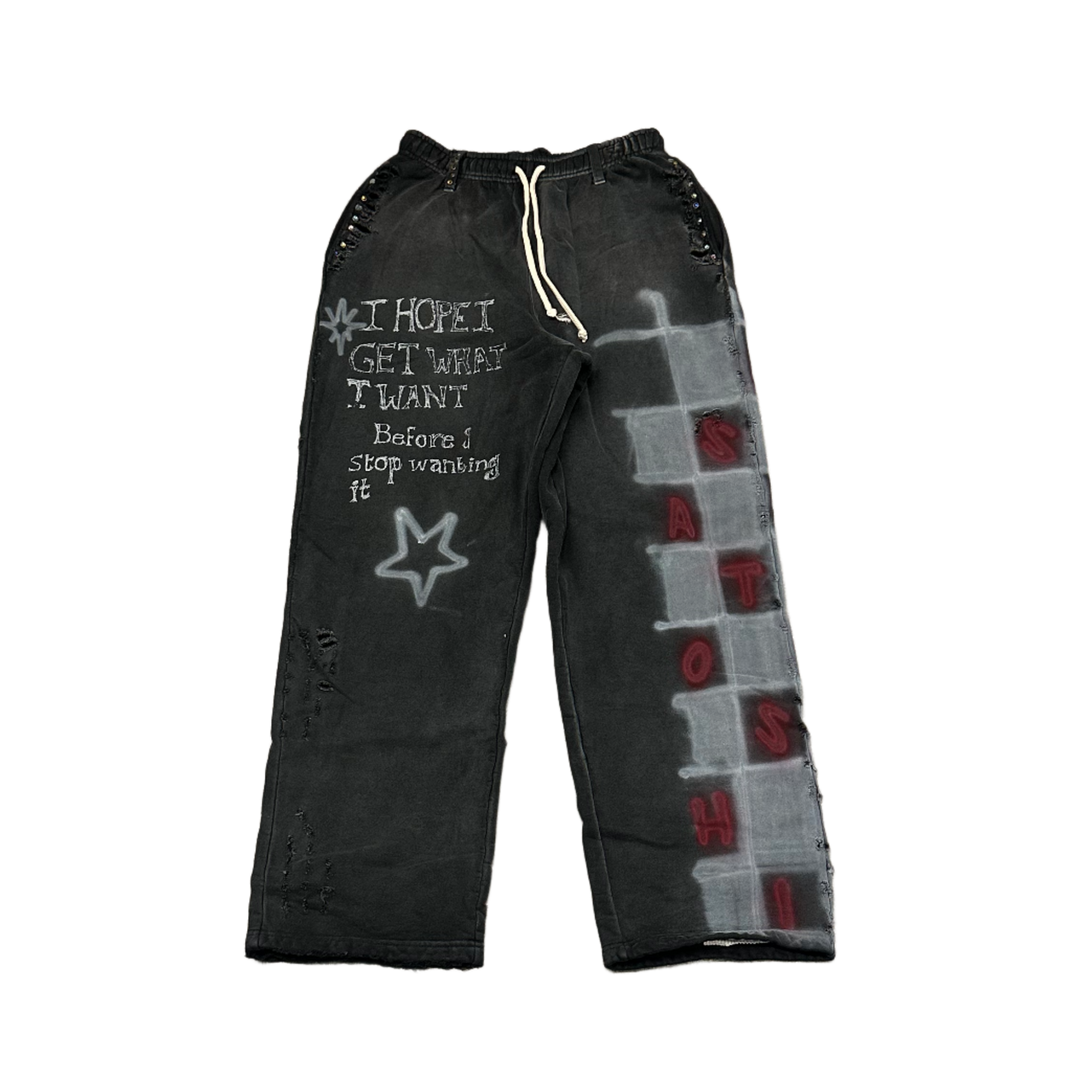 Satoshi Nakamoto 'Black' Get What I Want Sweatpants