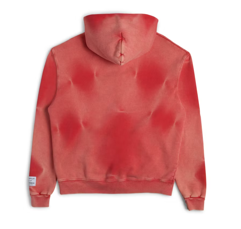 Gallery Dept Sunfaded Zip Up Hoodie 'Red'