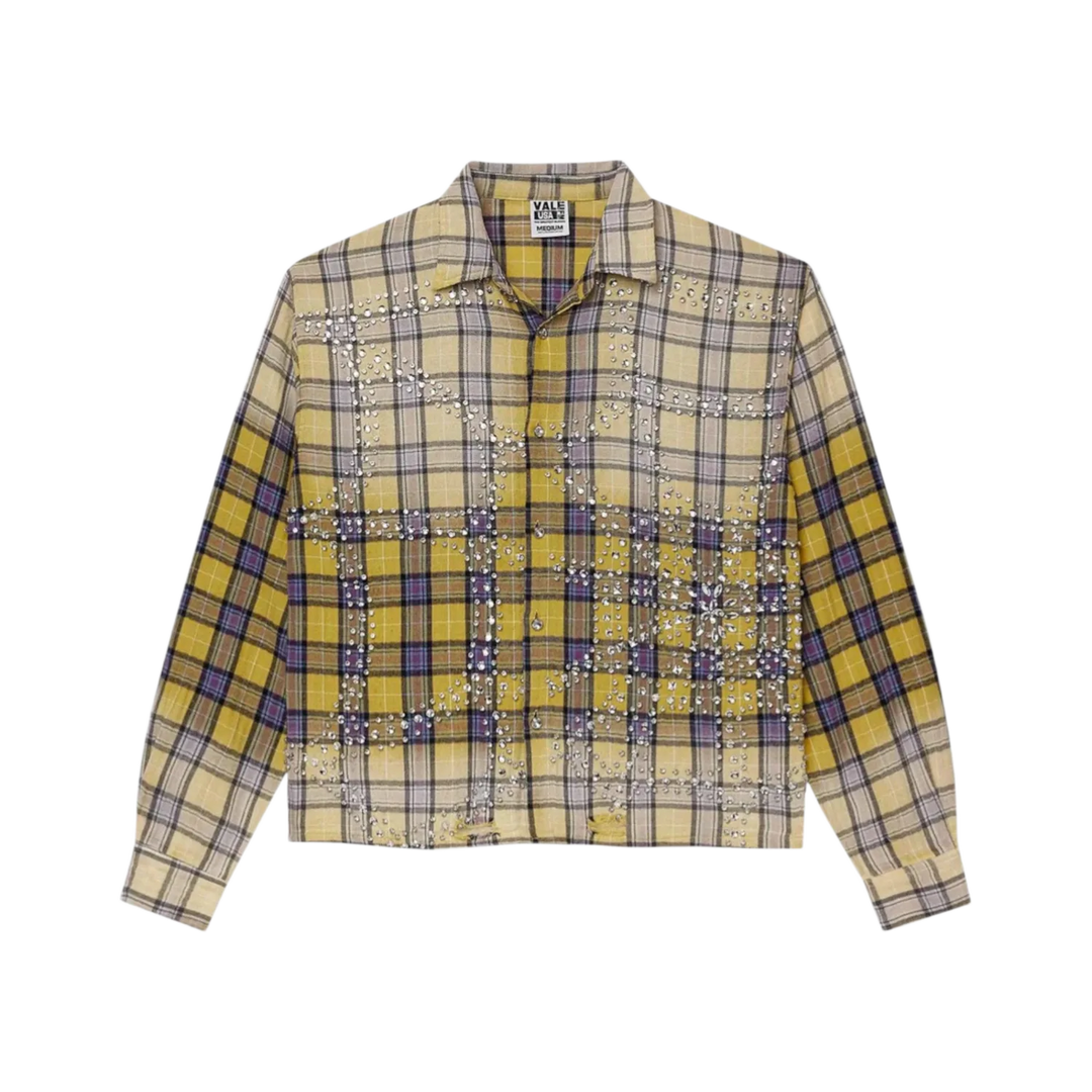 Vale Forever Lemonhead L/S Flannel Yellow/Blue