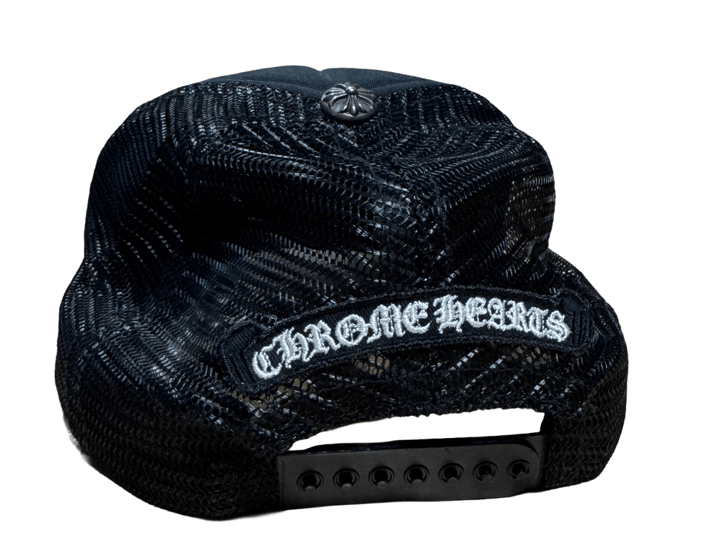 Chrome Hearts Matty Boy 'Blue Chomper' Leather Patch Hat