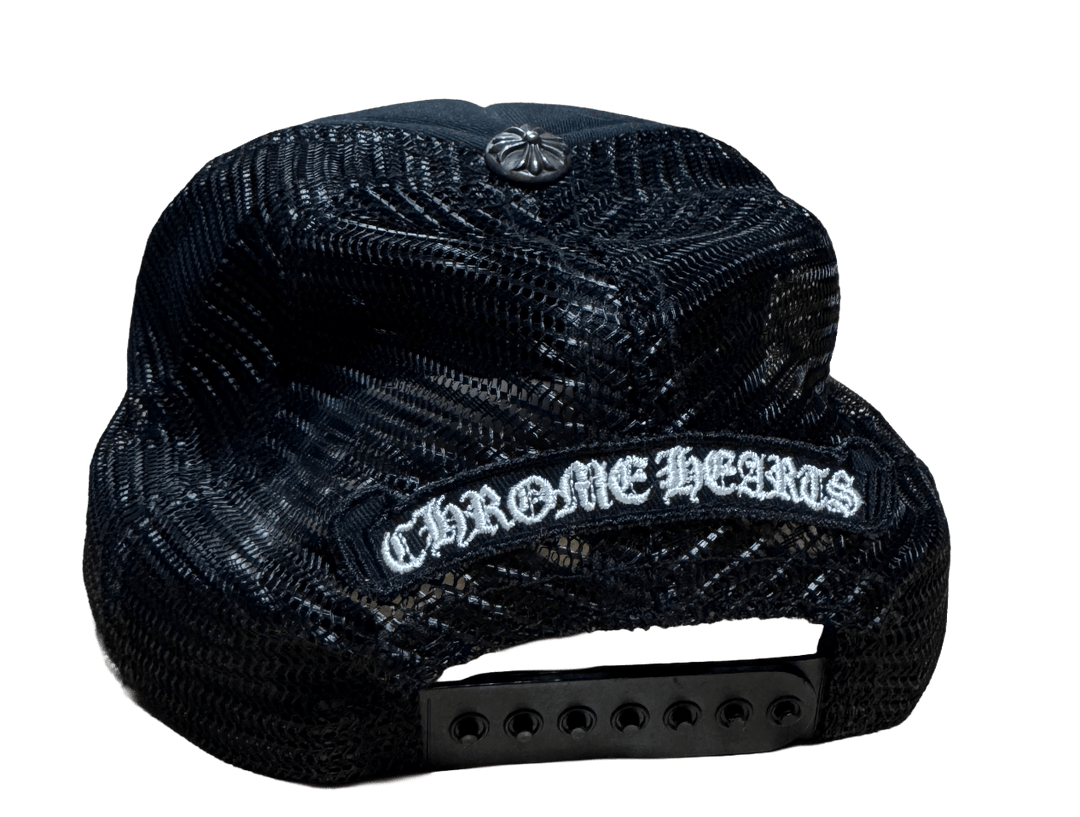 Chrome Hearts Matty Boy 'Blue Chomper' Leather Patch Hat