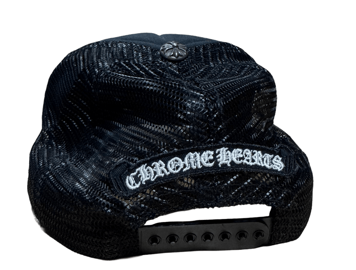 Chrome Hearts Matty Boy 'Blue Chomper' Leather Patch Hat