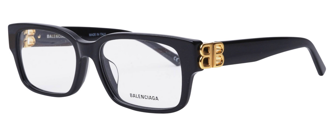 Balenciaga 'BB0105O' Black/Gold Glasses