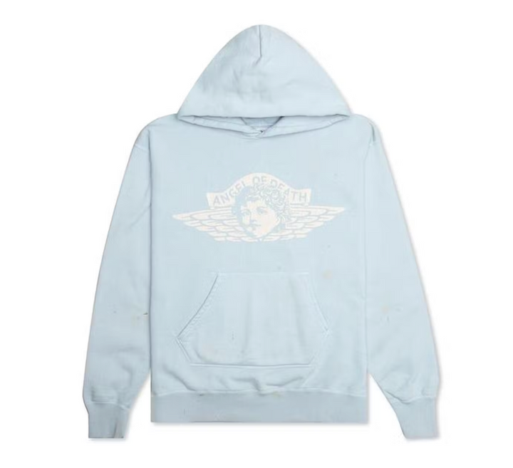 Saint Michael 'Angel of Death' Baby Blue Hoodie