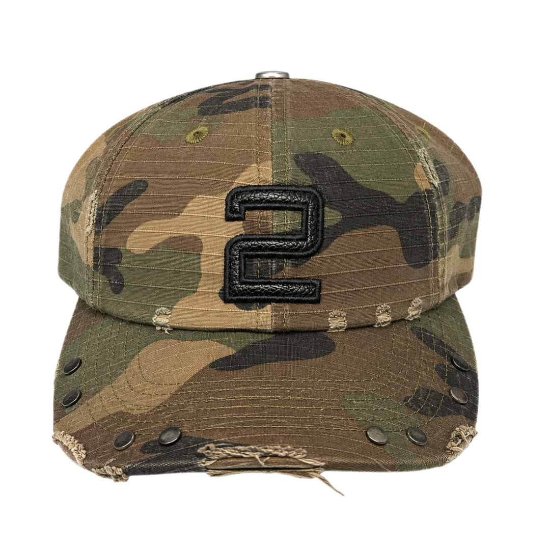 DOS 'Camo' Studded Hat