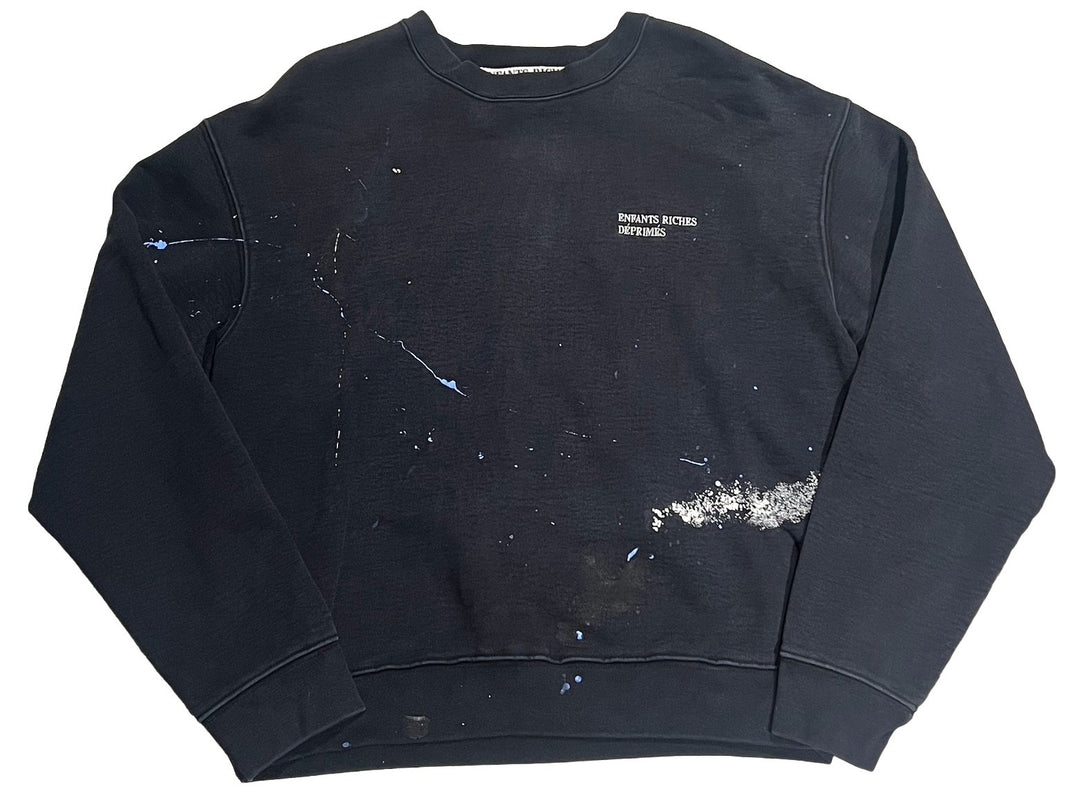 Enfants Riches Déprimés 'Paint Swatch' Black Crewneck
