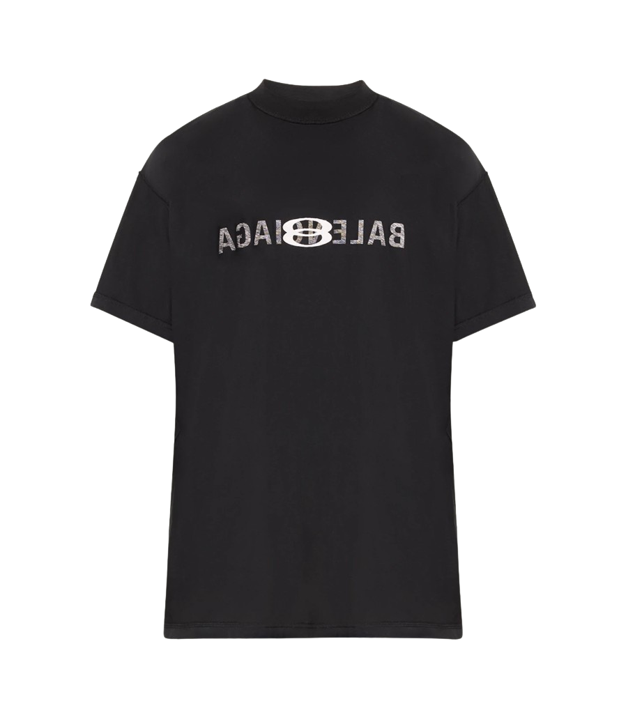 Balenciaga 'Inside-Out' Black T-Shirt