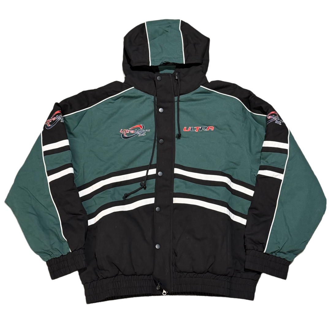 Ultra Wrld 'Move Intl' Green Puffer Jacket